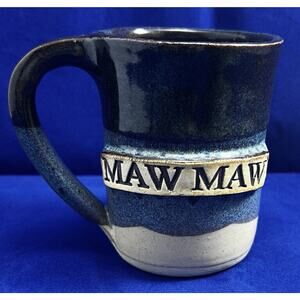 Stegall signed Art Pottery Stoneware Glazed Maw Maw Coffee Tea Mug*Used*